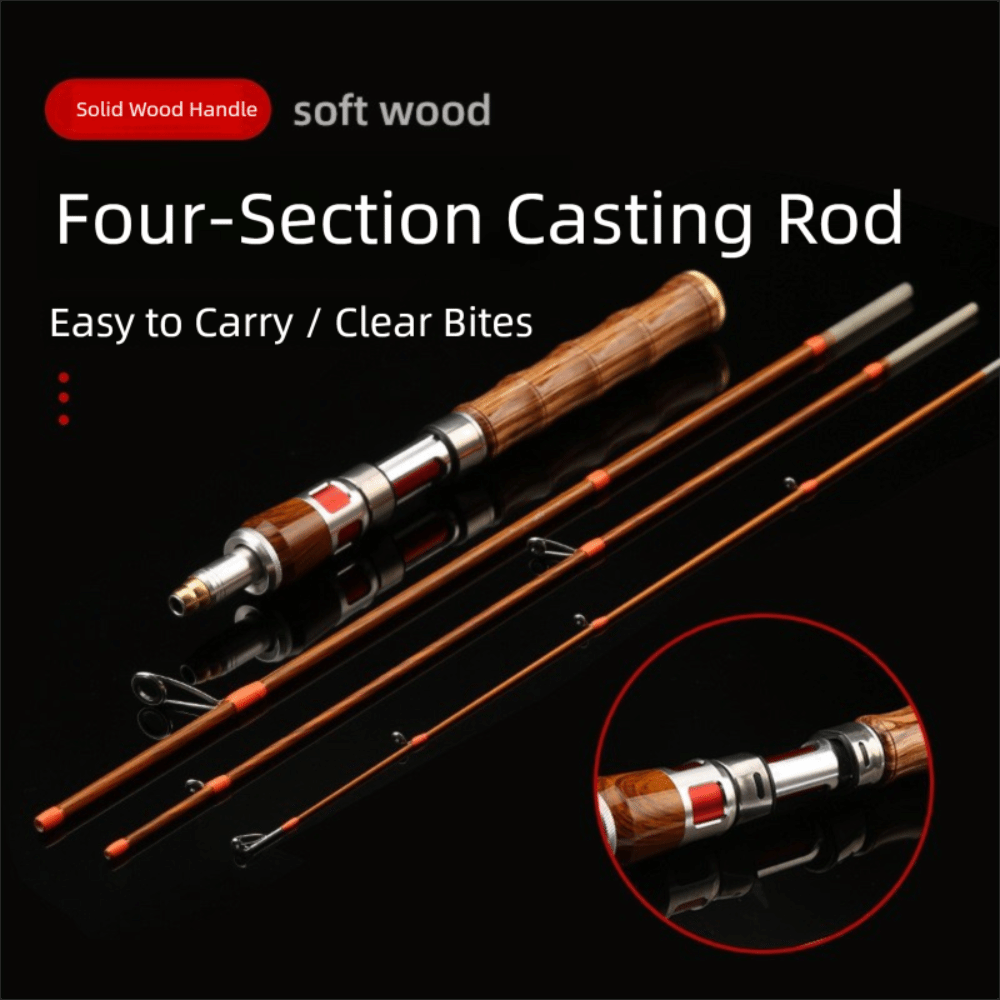 Fishing Rod Spinning - 4단 스피닝 낚싯대 스피닝 UL 파워