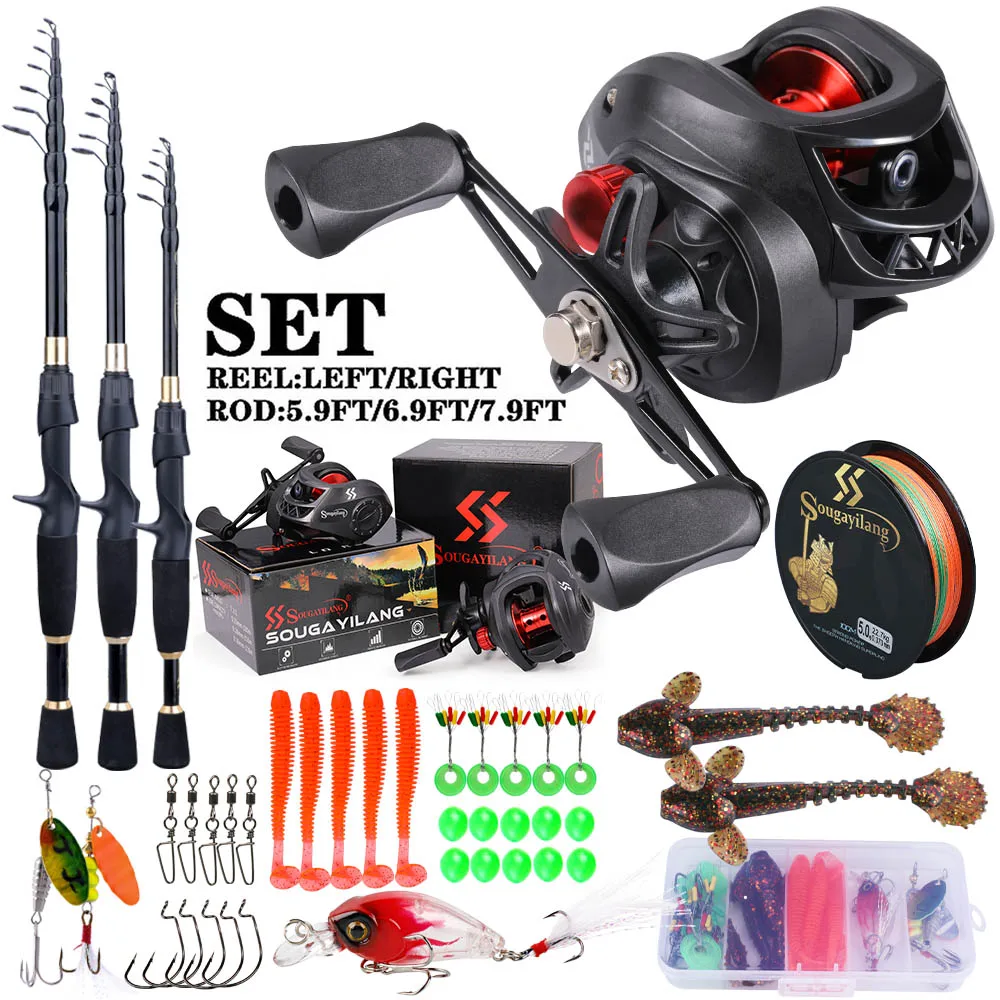Fishing Rod Combo - Sougayilang 낚싯대 및 릴 전체 키트