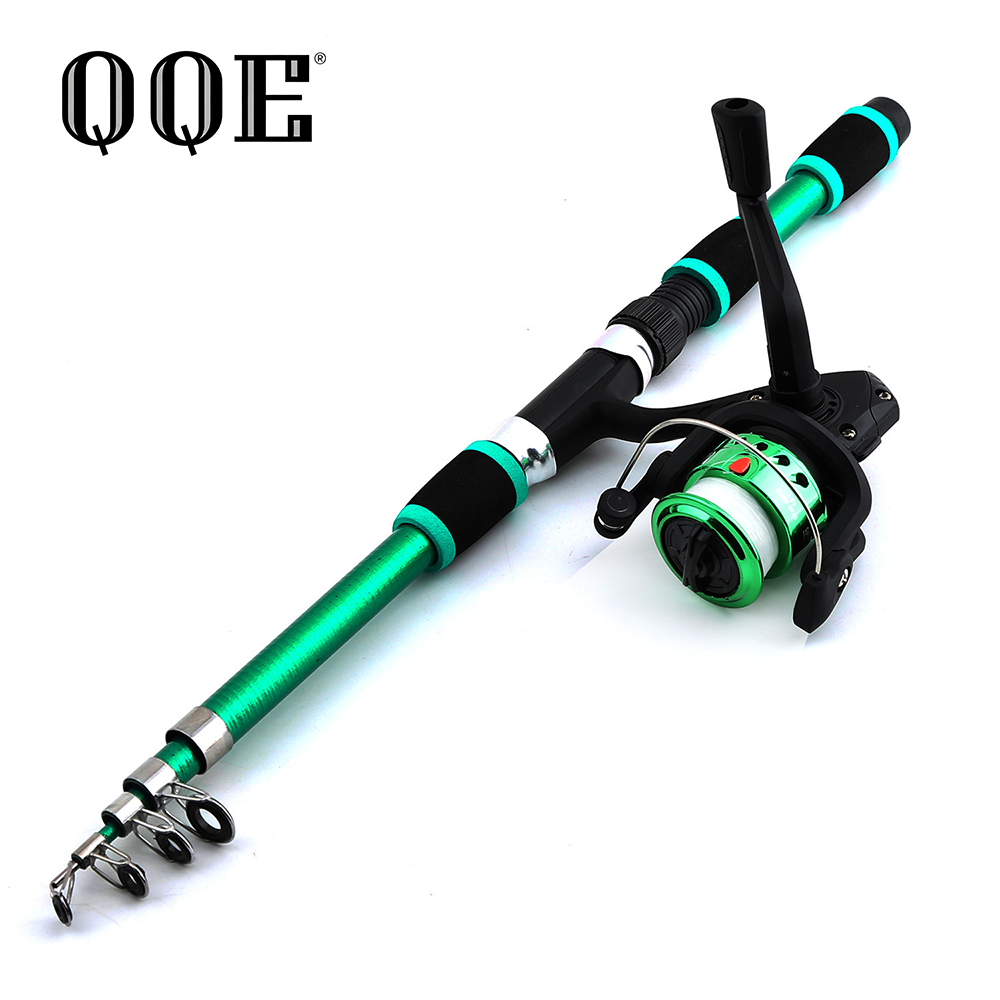 QQE 신제품, 인기 판매 중인 낚싯대 세트, 완전한  - Fishing Rod Telescopic 리뷰 및 가격