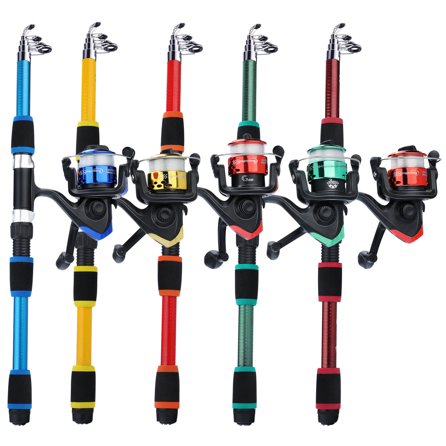 Sougayilang 어린이 낚싯대 세트, 텔레스코픽  - Fishing Rod Spinning 리뷰 및 가격